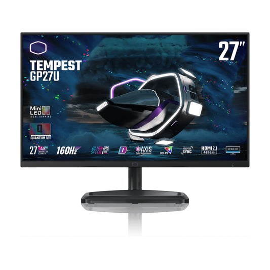 Cooler Master Gaming Tempest GP27U 68.6 cm (27") 3840 x 2160 pixels 4K Ultra HD LED Black - Techvue