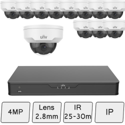 4MP MINI DOME CAMERA KIT (VANDAL RESISTANT)