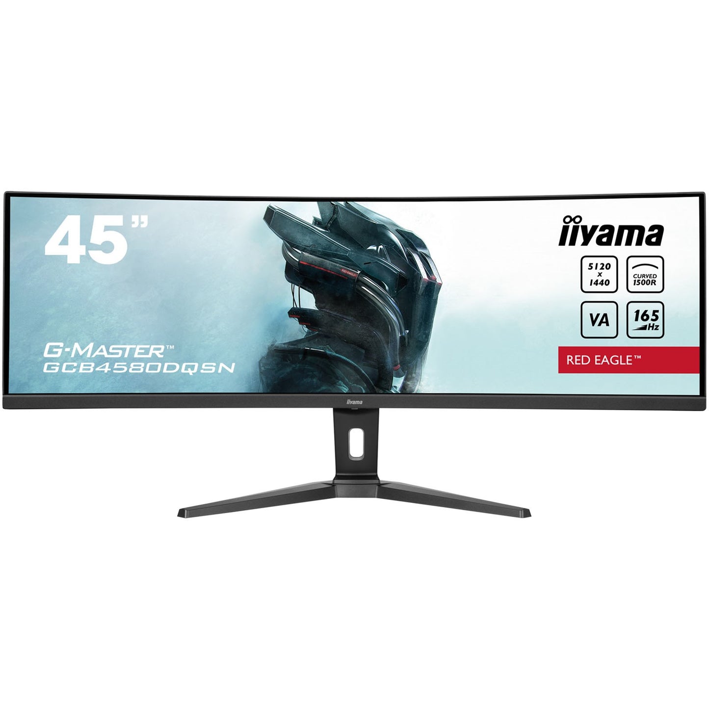 iiyama G-MASTER RED EAGLE CURVED computer monitor 114.3 cm (45") 5120 x 1440 pixels Dual QHD LED Black