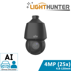 BLACK AUTO-TRACKING AI PTZ CAMERA (MINI, 4MP, 25X OPTICAL, LIGHTHUNTER)