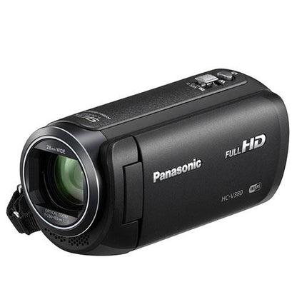 Panasonic HC-V380 Full HD Video Camcorder with 50x Optical Zoom, 3" LCD, WiFi & SD/SDHC/SDXC Compatibility - Black