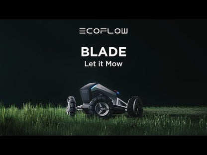 EcoFlow BLADE Robotic Lawn Mower, Wire-Free Boundaries, Auto-Route Planning With GPS, RTK Smart Obstacle Avoidance, Water-Resistant, Anti-Theft, Auto Lock, For Yards up to 3000㎡