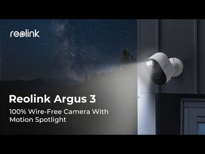 Argus 3 Ultra 4K Battery/Solar-Powered Standalone WiFi Camera with Colour Night Vision