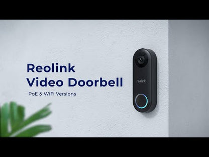 Video Doorbell PoE Smart 2K+ Wired PoE Video Doorbell with Chime