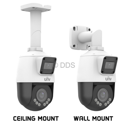 Dual-Lens PTZ Camera (4x Optical, LightHunter, Smart)