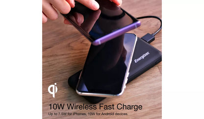 Energizer 10,000mAh Wireless Power Bank - Techvue