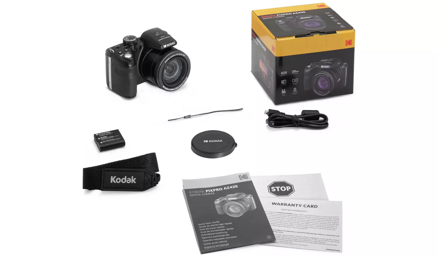 Kodak PIXPRO AZ425 20MP 42x Astro Zoom Bridge Camera