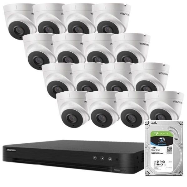 Analogue 16 Channel Hikvision Kit 