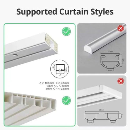 SwitchBot Curtain - 2 x U Rail 3 & Smart Hub (Open 2 ways)