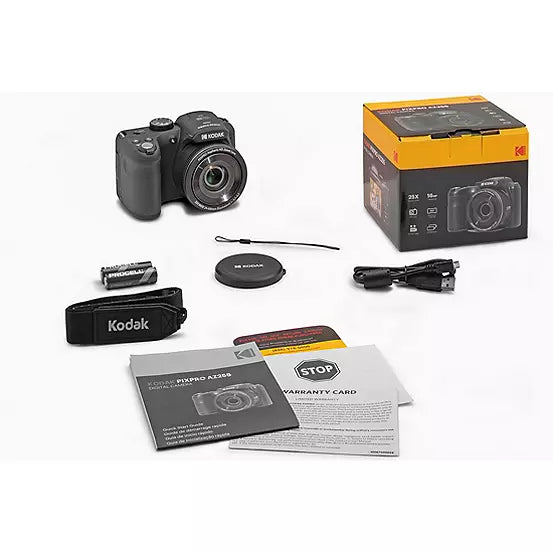 Kodak PIXPRO AZ255 Bridge Camera & Camera Bundle