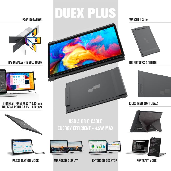 Mobile Pixels Duex Plus